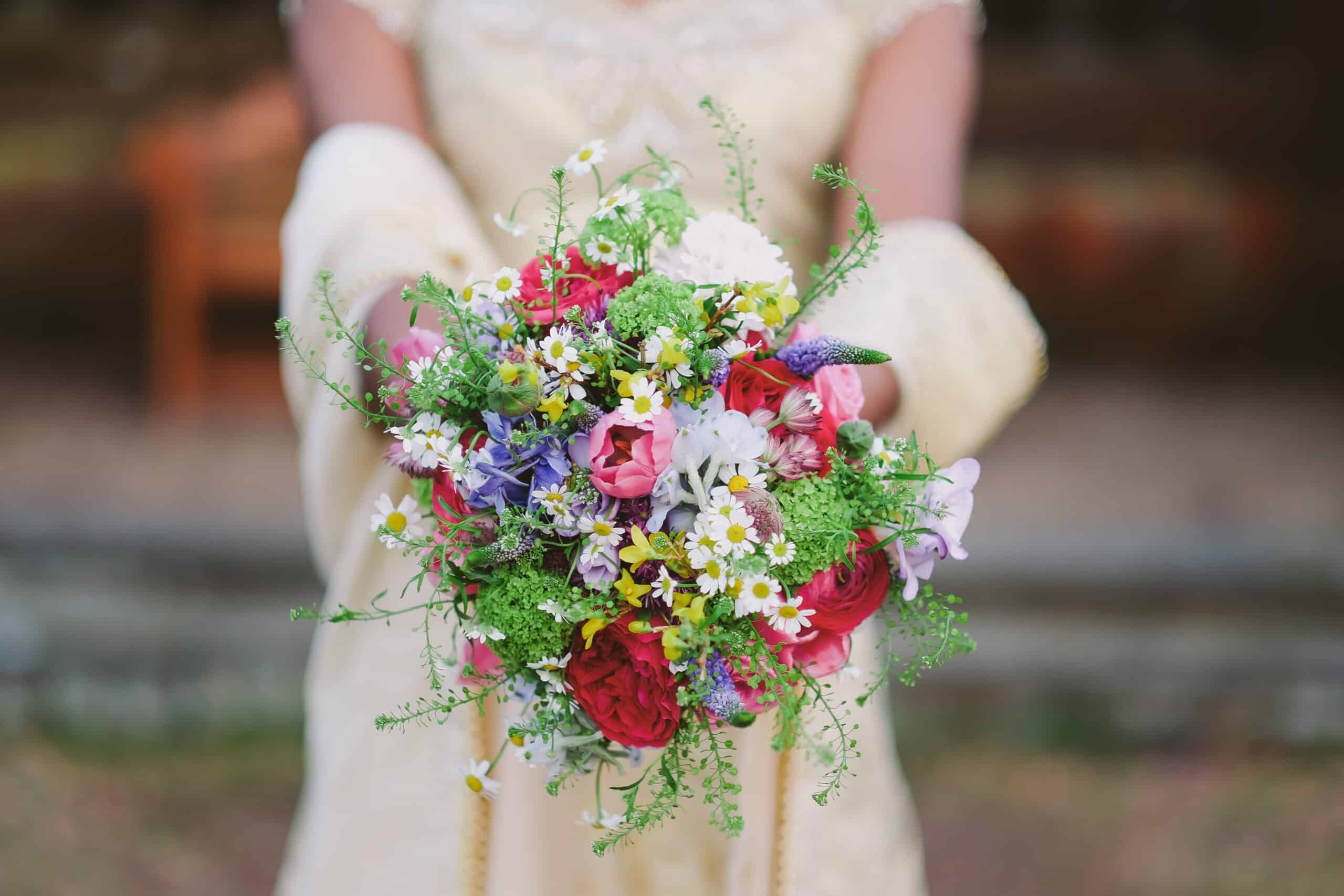 Rainbow Wedding Bouquet