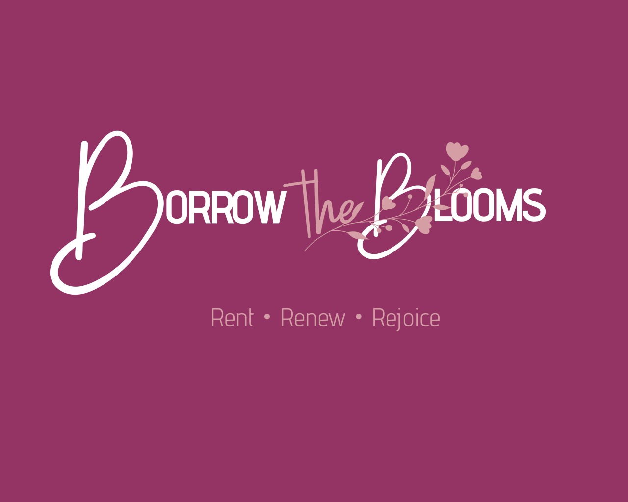 Borrow the Blooms Logo