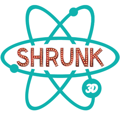 Shrunk 3D logo