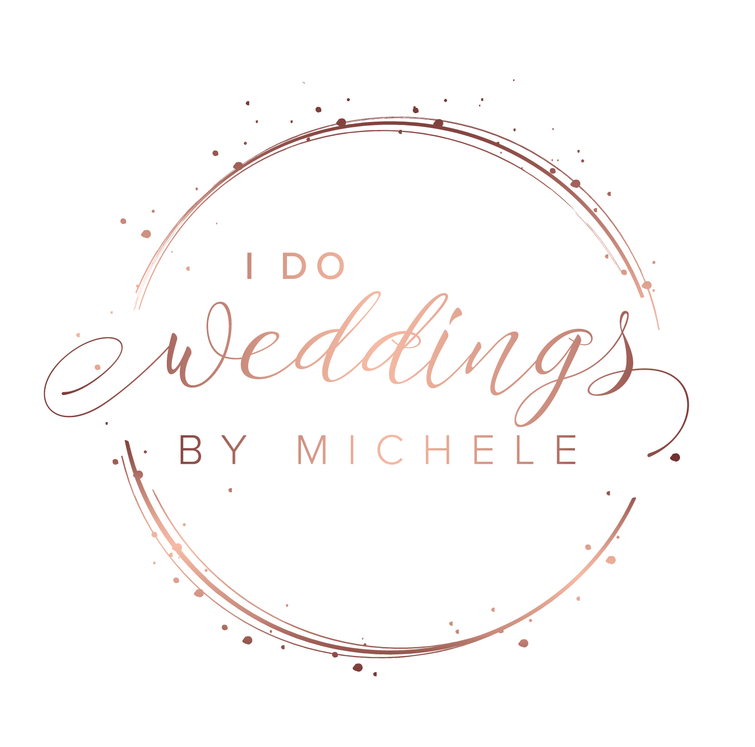 I do weddings logo square